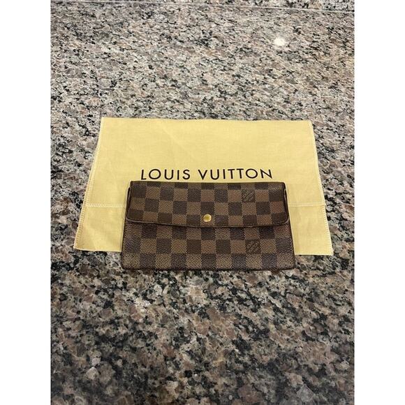 Louis Vuitton Vintage Damier Ebene Wallet Clutch SPB-JB 335716 - Picture 1 of 7